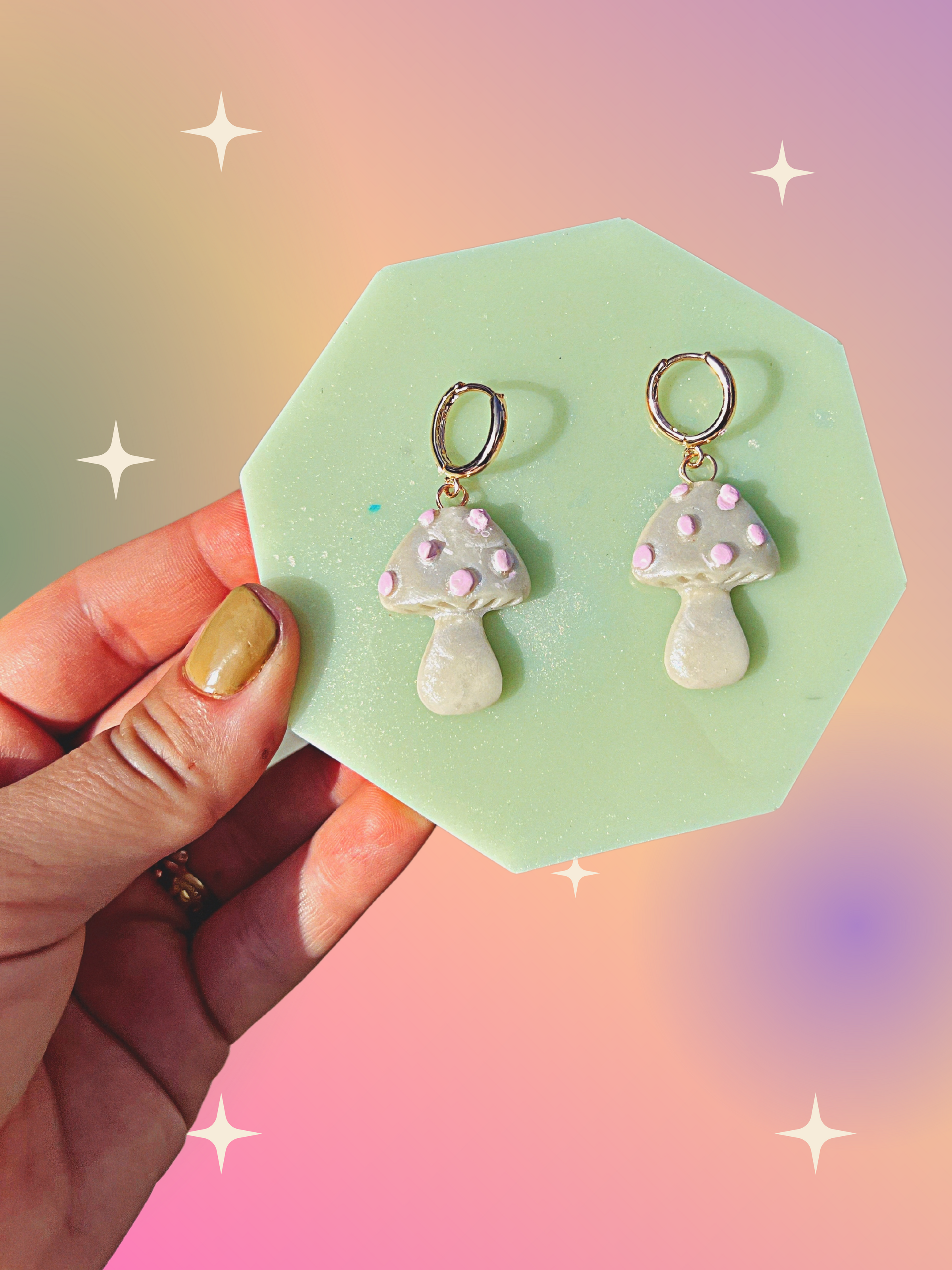How to make Polymer Clay Earrings - Glow As You Go Blog